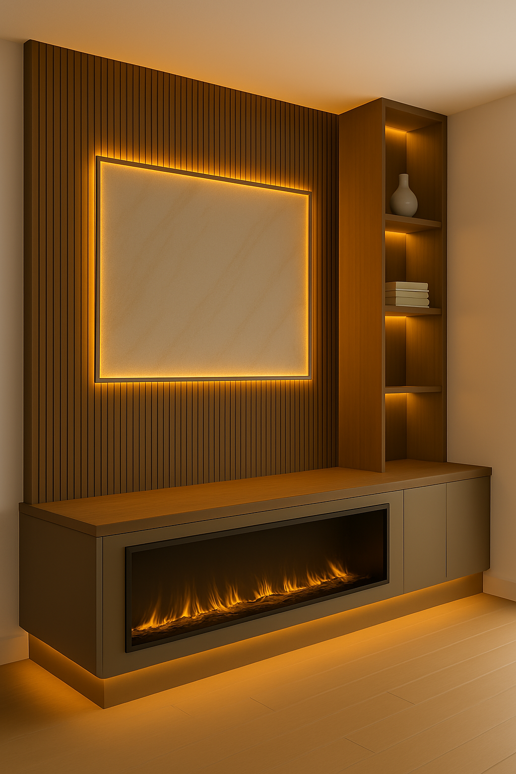 TAILORED MEDIA WALL AND INSTALLATION